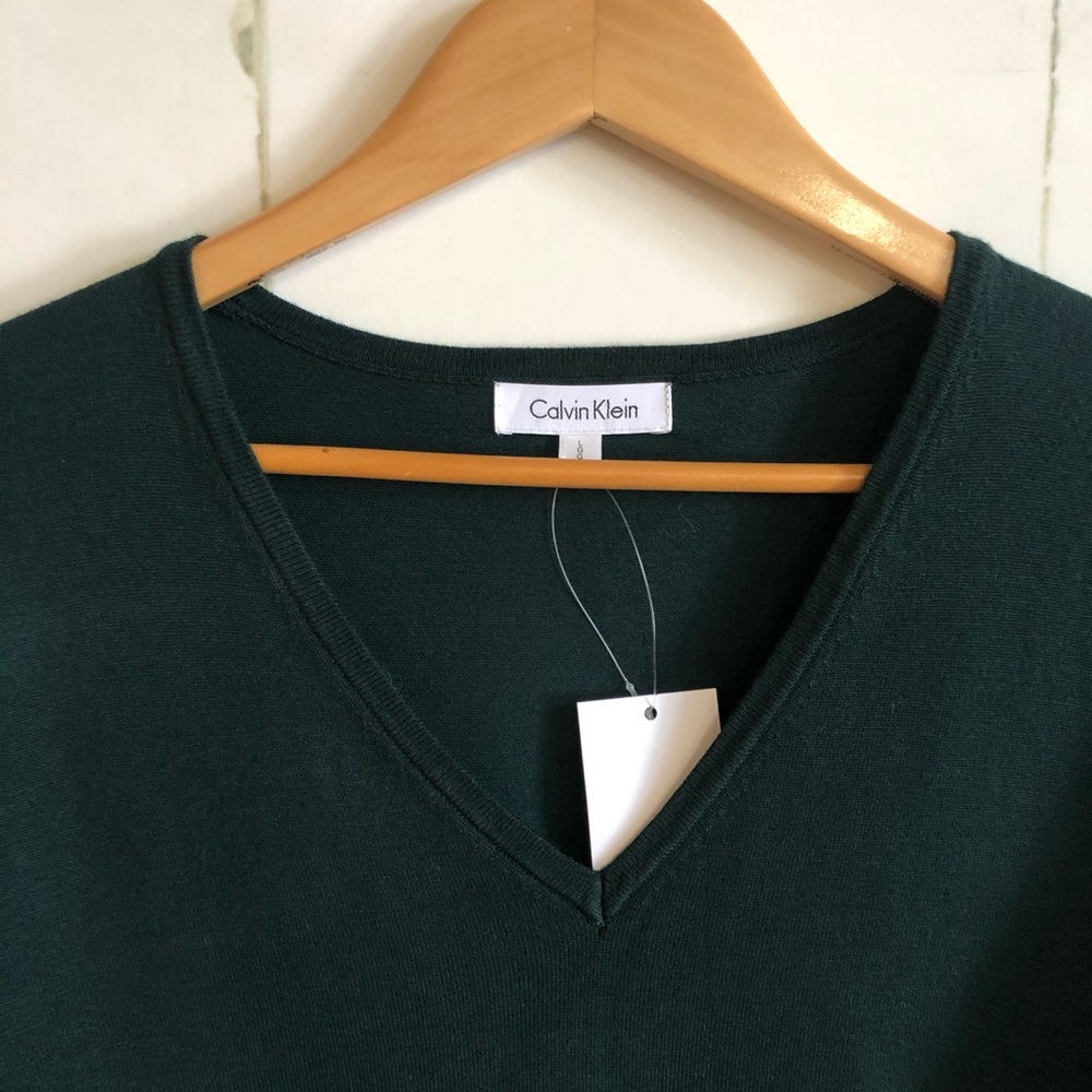 Calvin Klein Mallard Green Sweater - Picture 3 of 8